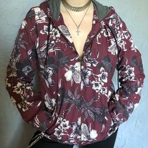 OBEY FLORAL WINDBREAKER